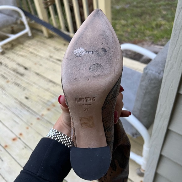 THIGH HIGH PYTHON PARIS TEXAS BOOTS. LIKE NEW. 37 - Picture 3 of 4